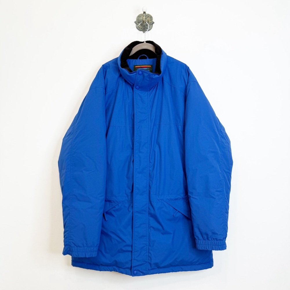 L.L. Bean Katahdin Goose Down Parka Jacket Winter Coat Blue Men XLT Vintage 90s